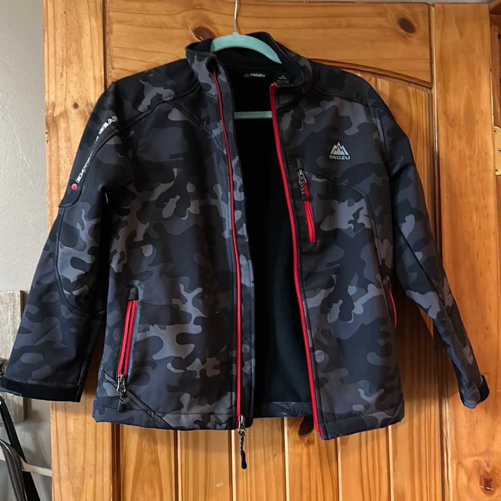Snozu kids snowboarding, jacket size medium 10/12